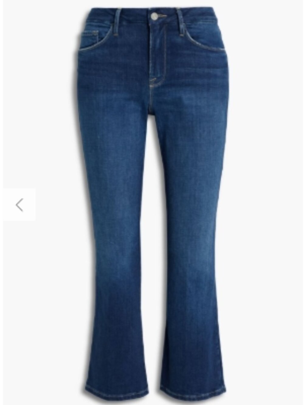 FRAME Le Cropped Mini Boot Mid‑Rise Bootcut Jeans – Lupine – 28 – NWT - Picture 5 of 6